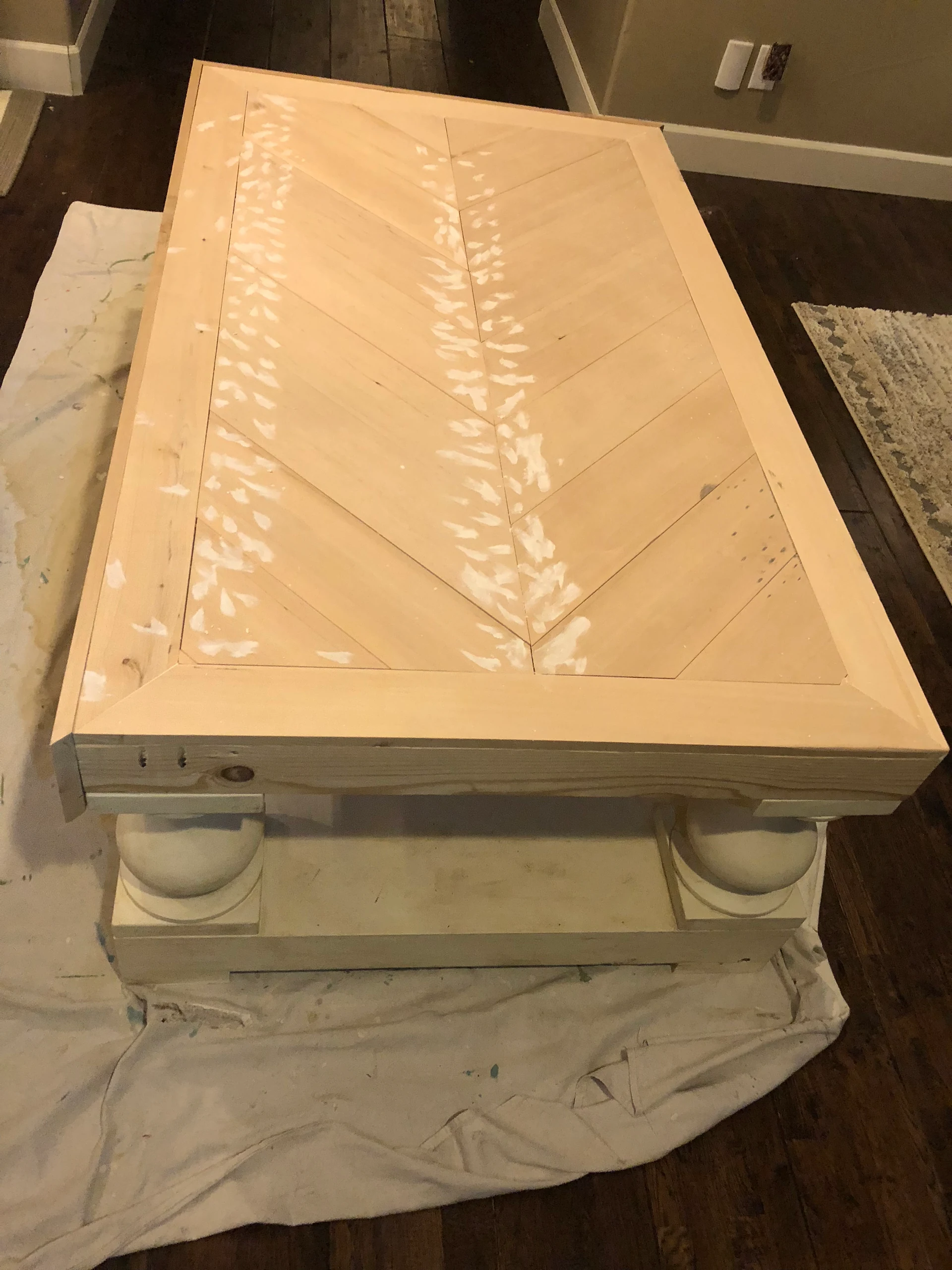 Custom built coffee table