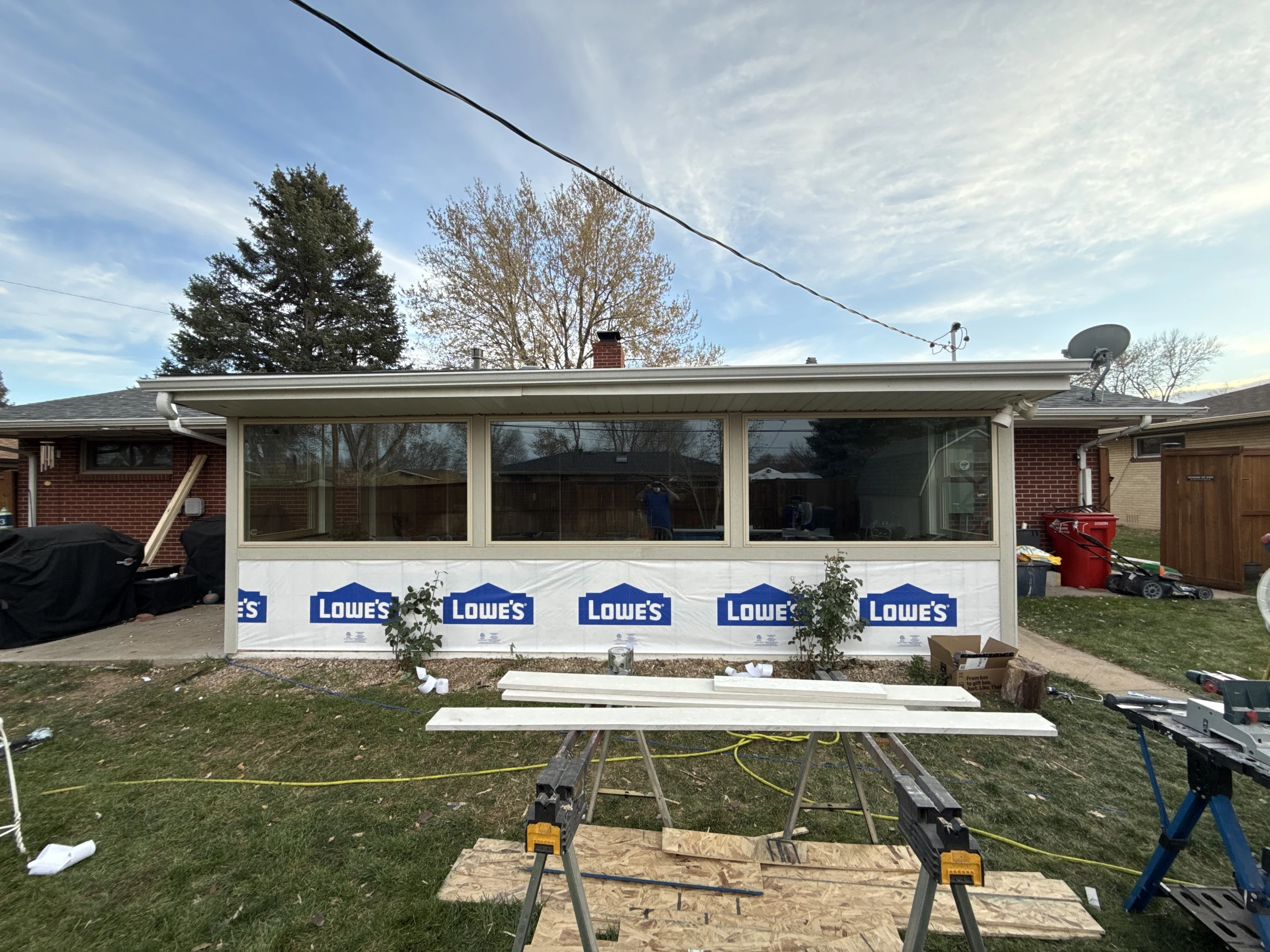 Siding replacement project