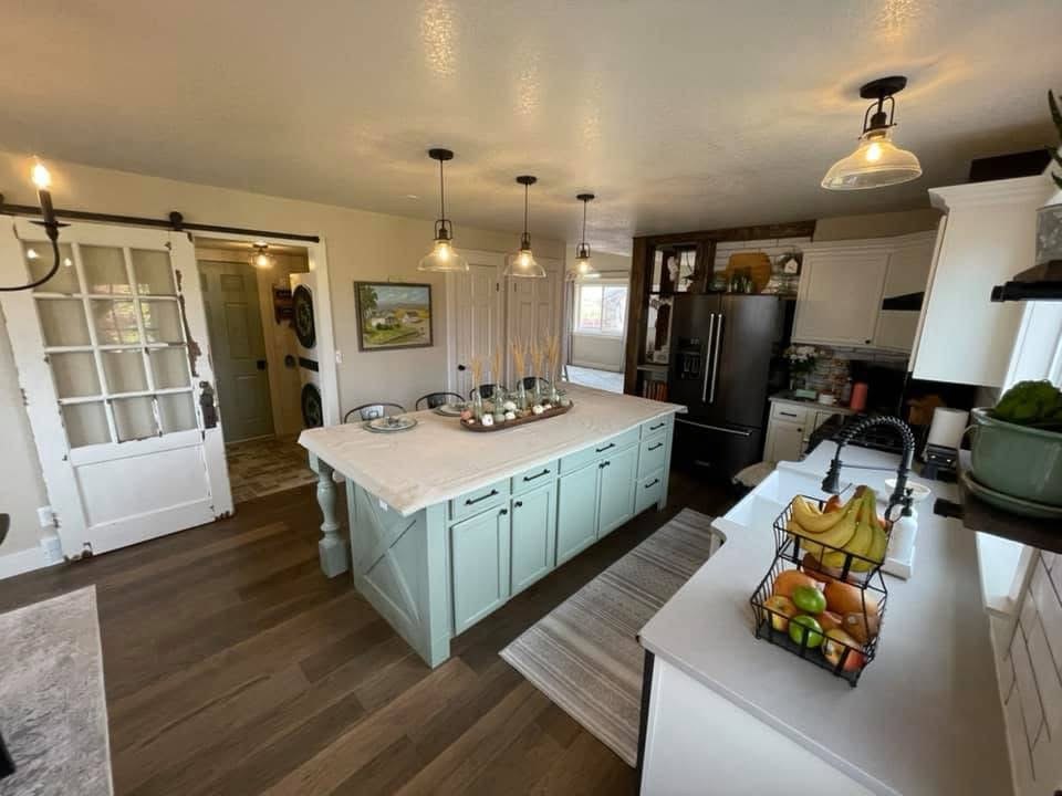 After kitchen island remodel